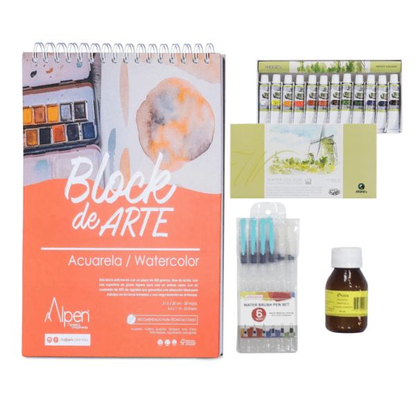Kit de acuarela Todo en Artes regalos colombianos para aries